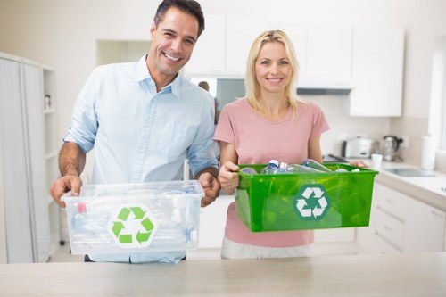 Eco-friendly waste disposal practices at a Holborn construction site